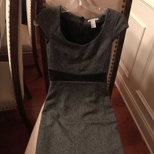 H&M Herringbone Print Dress